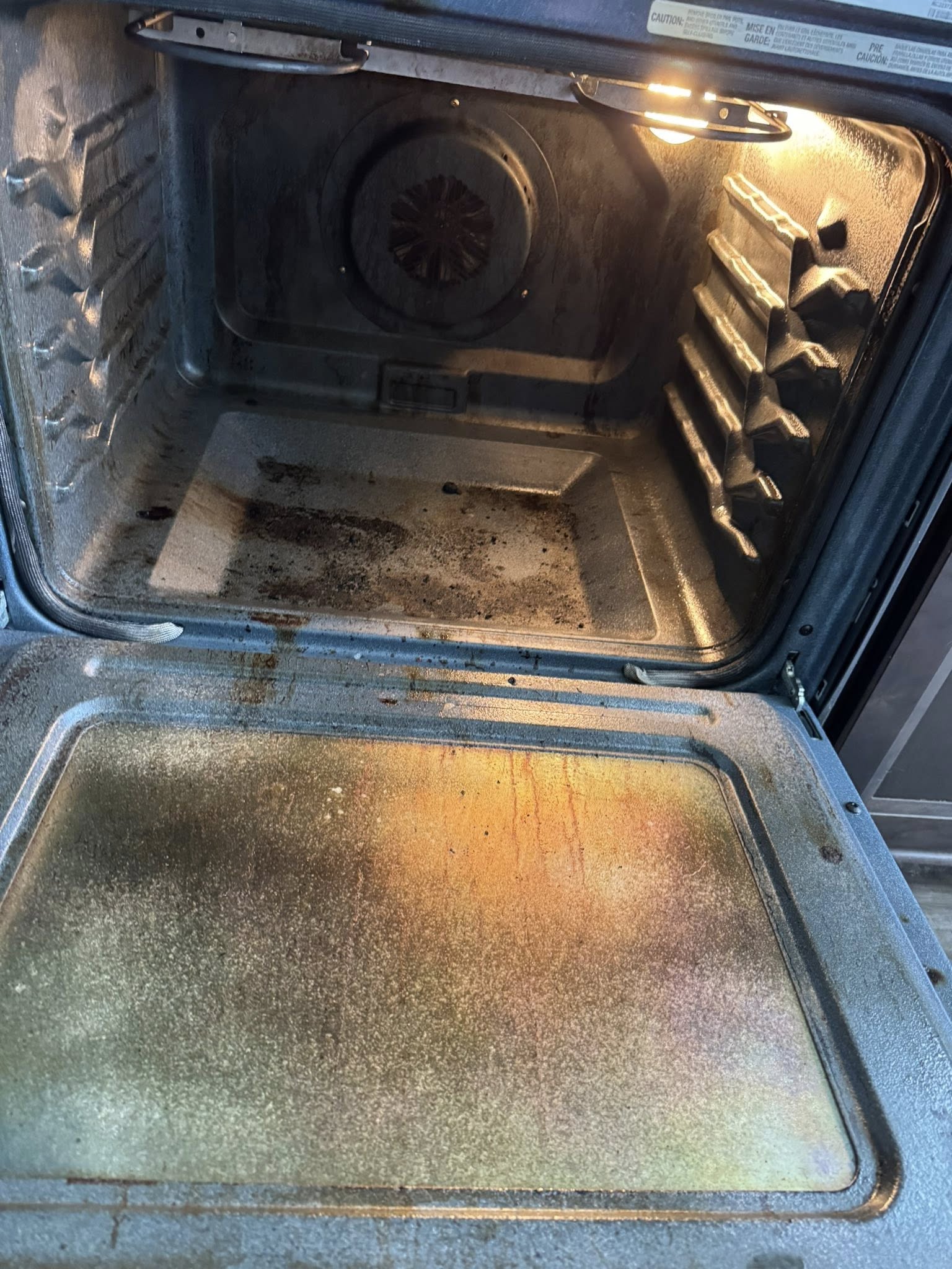 Oven Before Cleaning